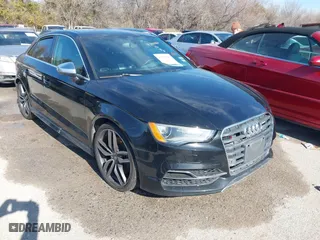 2015 Audi A3 2.0T Premium with VIN WAUBFGFF9F1119239, listed as a IAAI auction lot 41344061 with 106,748 mi miles. Bid and sale history available at carsss.com. Image 1.