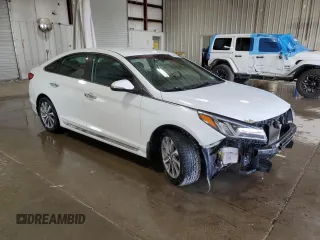 2015 Hyundai Sonata Sport with VIN 5NPE34AF1FH116102, listed as a Copart auction lot 58657855 with 111,726 mi miles and Salvage title. Bid and sale history available at DreamBid. Image 4.