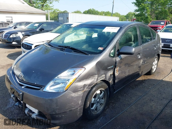 2009 Toyota Prius with VIN JTDKB20U593523852, listed as a IAAI auction lot 42138402 with Not Provided miles. Bid and sale history available at carsss.com. Image 6.