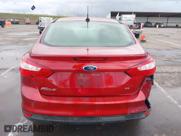 2014 Ford Focus SE with VIN 1FADP3F22EL112110, listed as a IAAI auction lot 41582585 with 107,285 mi miles. Bid and sale history available at carsss.com. Image 16.