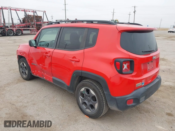 2017 Jeep Renegade Sport with VIN ZACCJAAB7HPE81676, listed as a IAAI auction lot 41546941 with 113,967 mi miles and . Bid and sale history available at DreamBid. Image 3.