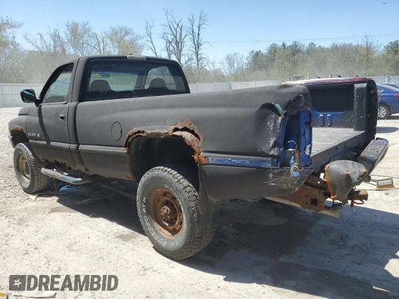 1996 Dodge 2500 with VIN 1B7KF26Z0TJ139729, listed as a Copart auction lot 55794315 with 137,753 mi miles and Non Repairable. Bid and sale history available at DreamBid. Image 2.