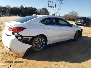 2018 Acura TLX w/Technology Pkg with VIN 19UUB1F52JA003256, listed as a Copart auction lot 40161213 with 135,206 mi miles. Bid and sale history available at carsss.com. Image 3.