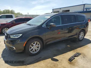 2022 Chrysler Pacifica Touring L with VIN 2C4RC1BG6NR163831, listed as a Copart auction lot 56471225 with 88,025 mi miles and Salvage title. Bid and sale history available at DreamBid. Image 1.