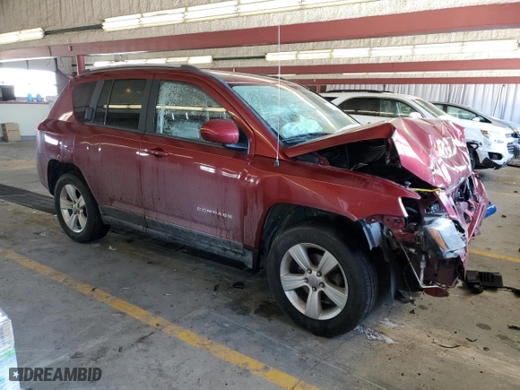 2016 Jeep Compass High Altitude Edition with VIN 1C4NJDEB1GD662547, listed as a Copart auction lot 45414865 with 83,551 mi miles and Salvage Title. Bid and sale history available at carsss.com. Image 4.