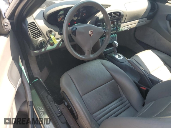 2003 Porsche Boxster with VIN WP0CA29803U623260, listed as a Copart auction lot 54511835 with 53,596 mi miles and Salvage title. Bid and sale history available at DreamBid. Image 8.