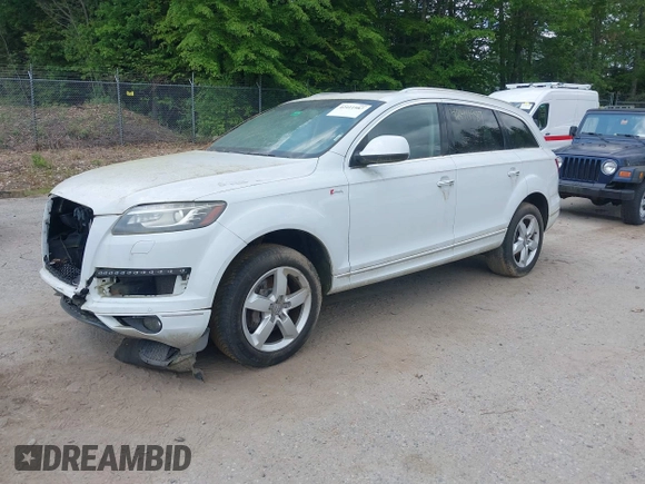 2013 Audi Q7 Premium Plus z VIN WA1LGAFE7DD005481, wystawiony jako IAAI lot #42411987 z przebiegiem Nie podano mil oraz . Historia ofert i sprzedaży dostępna na DreamBid. Obrazek 2.