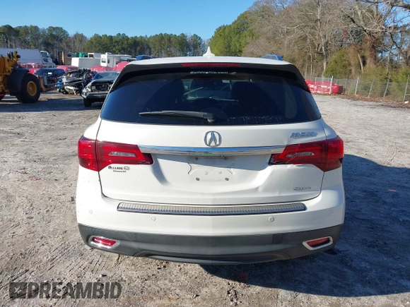 2014 Acura MDX Advance with VIN 5FRYD4H89EB028427, listed as a IAAI auction lot 41215006 with Not Provided miles and . Bid and sale history available at DreamBid. Image 15.