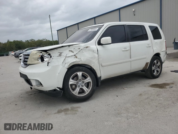 2012 Honda Pilot EX-L with VIN 5FNYF3H53CB010675, listed as a Copart auction lot 47959905 with 180,291 mi miles and Salvage Title. Bid and sale history available at DreamBid. Image 1.