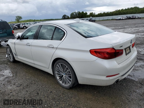 2018 BMW 5 Series 530i xDrive with VIN WBAJA7C53JWC75572, listed as a Copart auction lot 51467985 with 53,379 mi miles and Salvage Title. Bid and sale history available at carsss.com. Image 2.