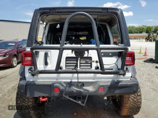 2022 Jeep Wrangler Unlimited Rubicon with VIN 1C4HJXFN2NW211037, listed as a Copart auction lot 49897115 with 21,878 mi miles and Salvage title. Bid and sale history available at DreamBid. Image 6.
