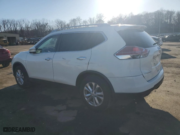 2016 Nissan Rogue SV with VIN 5N1AT2MNXGC912183, listed as a Copart auction lot 49748065 with 124,219 mi miles and Clean Title. Bid and sale history available at carsss.com. Image 2.