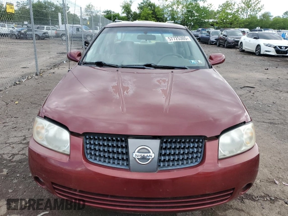 2004 Nissan Sentra S z VIN 3N1CB51D84L844255, wystawiony jako Copart lot #57725305 z przebiegiem 70 648 mil mil oraz Czysty tytuł • Clean title. Historia ofert i sprzedaży dostępna na DreamBid. Obrazek 5.