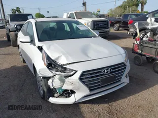 2022 Hyundai Accent SE with VIN 3KPC24A69NE169448, listed as a IAAI auction lot 41849350 with 17,802 mi miles. Bid and sale history available at carsss.com. Image 1.