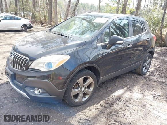 2014 Buick Encore Convenience with VIN KL4CJBSB1EB572110, listed as a IAAI auction lot 41659786 with 101,284 mi miles and . Bid and sale history available at DreamBid. Image 2.