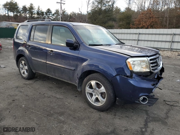 2013 Honda Pilot EX-L with VIN 5FNYF4H76DB081166, listed as a Copart auction lot 43065305 with 134,313 mi miles and Salvage Title. Bid and sale history available at carsss.com. Image 4.