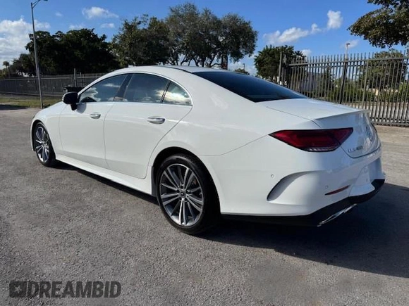 2021 Mercedes-Benz CLS with VIN W1K2J5JB2MA087196, listed as a Copart auction lot 54357935 with 7,048 mi miles and Non Repairable. Bid and sale history available at carsss.com. Image 2.