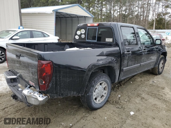 2008 GMC Canyon SLE1 with VIN 1GTCS13E088173342, listed as a Copart auction lot 41585385 with 137,558 mi miles and Salvage Title. Bid and sale history available at carsss.com. Image 3.