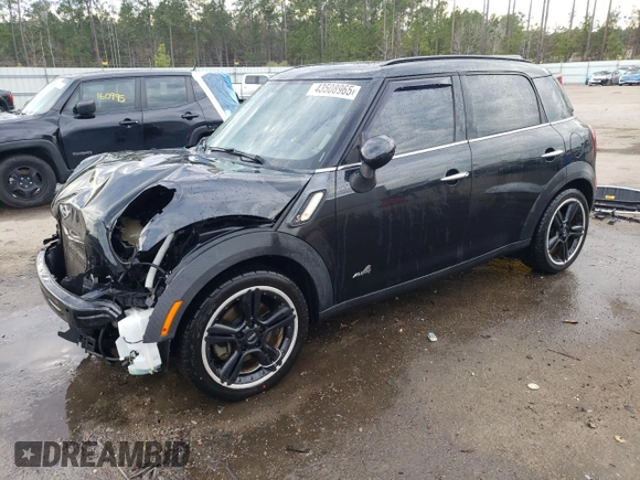 2012 MINI Countryman S with VIN WMWZC5C53CWM11801, listed as a Copart auction lot 43508965 with 101,751 mi miles and Salvage Title. Bid and sale history available at DreamBid. Image 1.