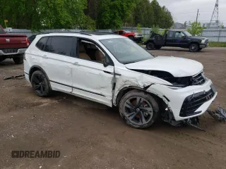 2024 Volkswagen Tiguan SE R-Line Black with VIN 3VV8B7AX5RM106702, listed as a Copart auction lot 54958375 with 47,099 mi miles and Salvage title. Bid and sale history available at DreamBid. Image 4.