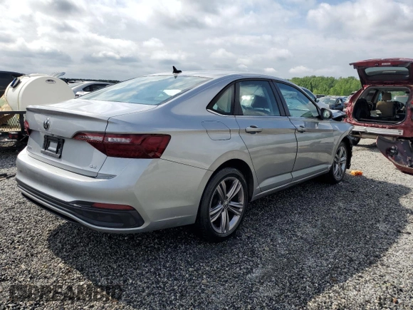 2022 Volkswagen Jetta SE with VIN 3VWEM7BU7NM004776, listed as a Copart auction lot 54968125 with 37,216 mi miles and Salvage title. Bid and sale history available at DreamBid. Image 3.