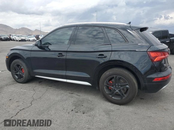 2018 Audi Q5 Premium with VIN WA1ANAFY9J2105578, listed as a Copart auction lot 55483725 with 82,141 mi miles and Salvage title. Bid and sale history available at DreamBid. Image 2.