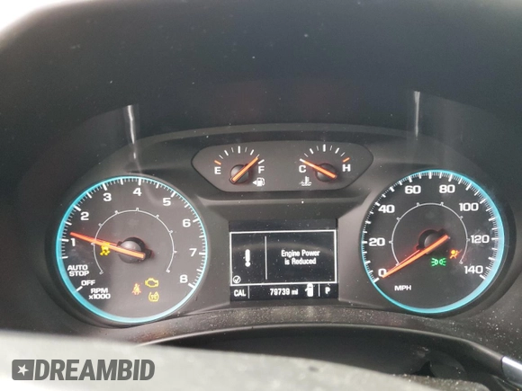 2021 Chevrolet Equinox LS with VIN 2GNAX5EV7M6150337, listed as a Copart auction lot 57789575 with 79,739 mi miles and Salvage title. Bid and sale history available at DreamBid. Image 9.