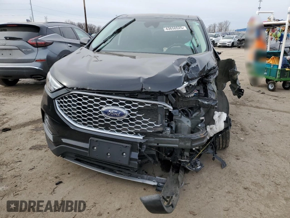 2024 Ford Edge SEL with VIN 2FMPK4J96RBB06280, listed as a Copart auction lot 43650525 with 9,380 mi miles and Salvage Title. Bid and sale history available at carsss.com. Image 5.