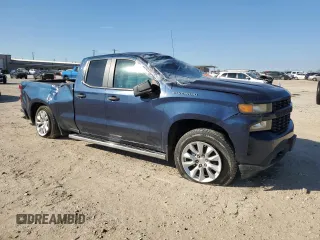 2020 Chevrolet Silverado 1500 Custom with VIN 1GCRWBEK5LZ312066, listed as a Copart auction lot 88494515 with 0 mi miles and Salvage Title. Bid and sale history available at carsss.com. Image 4.