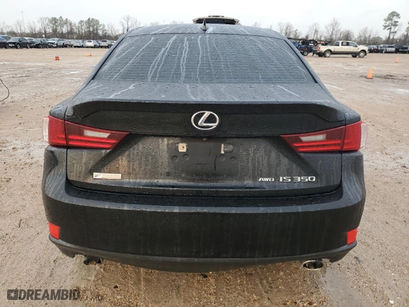 2016 Lexus IS 350 with VIN JTHCE1D24G5010302, listed as a Copart auction lot 44636785 with 141,665 mi miles and Salvage Title. Bid and sale history available at carsss.com. Image 6.