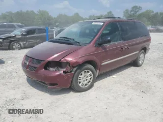 2001 Dodge Caravan Sport with VIN 2B4GP443X1R408807, listed as a Copart auction lot 58995285 with 139,424 mi miles and Salvage title. Bid and sale history available at DreamBid. Image 1.