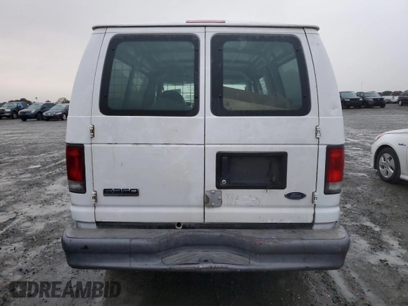 2008 Ford Econoline Passenger XL with VIN 1FBNE31L58DA37491, listed as a Copart auction lot 81603454 with 146,727 mi miles and Salvage Title. Bid and sale history available at carsss.com. Image 6.