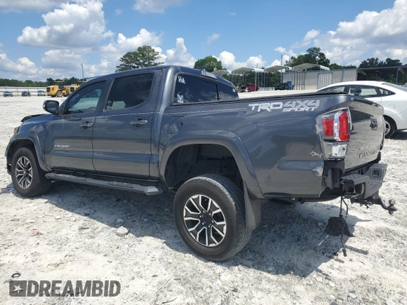 2020 Toyota Tacoma SR5 with VIN 3TMCZ5AN6LM353435, listed as a Copart auction lot 63578695 with 110,802 mi miles and Salvage title. Bid and sale history available at DreamBid. Image 2.