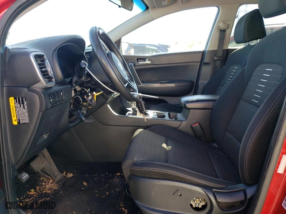 2018 Kia Sportage LX with VIN KNDPM3AC4J7450370, listed as a Copart auction lot 46543895 with 140,530 mi miles and Salvage Title. Bid and sale history available at carsss.com. Image 7.