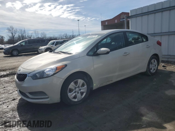 2015 Kia Forte LX with VIN KNAFK4A64F5324186, listed as a Copart auction lot 46888275 with 121,350 mi miles and Salvage Title. Bid and sale history available at carsss.com. Image 1.