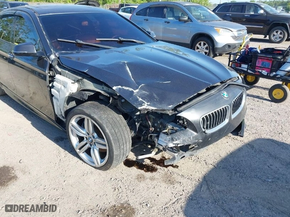 2014 BMW 5 Series 535i with VIN WBA5B1C54ED475113, listed as a IAAI auction lot 42077901 with 145,341 mi miles. Bid and sale history available at carsss.com. Image 6.