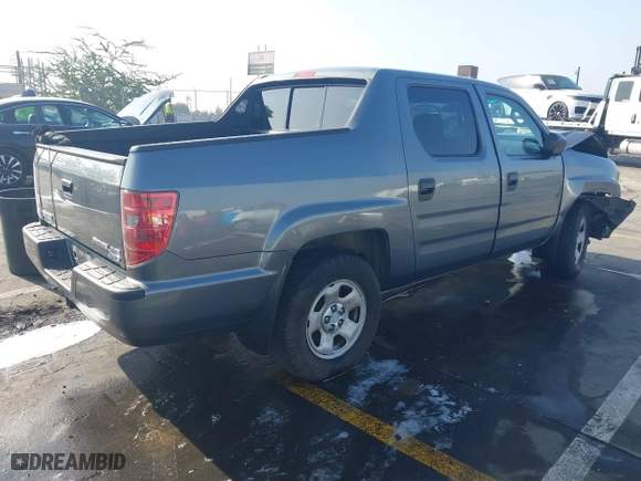 2009 Honda Ridgeline RT with VIN 5FPYK16239B101373, listed as a IAAI auction lot 41169343 with 1 mi miles. Bid and sale history available at carsss.com. Image 4.