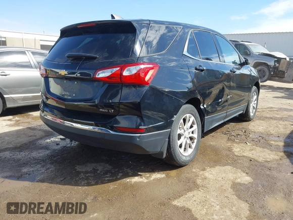 2019 Chevrolet Equinox LT z VIN 3GNAXUEV0KL216360, wystawiony jako IAAI lot #41664268 z przebiegiem 69 411 mil mil oraz . Historia ofert i sprzedaży dostępna na DreamBid. Obrazek 4.