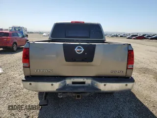2006 Nissan Titan SE with VIN 1N6AA07A26N542824, listed as a Copart auction lot 50074455 with 216,325 mi miles and Clean title. Bid and sale history available at DreamBid. Image 6.