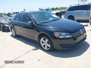 2012 Volkswagen Passat SE with VIN 1VWBH7A32CC094465, listed as a IAAI auction lot 41998550 with 139,833 mi miles. Bid and sale history available at carsss.com. Image 1.