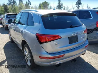 2015 Audi Q5 Premium Plus with VIN WA1LFAFP0FA007842, listed as a IAAI auction lot 42195991 with 107,105 mi miles and . Bid and sale history available at DreamBid. Image 3.