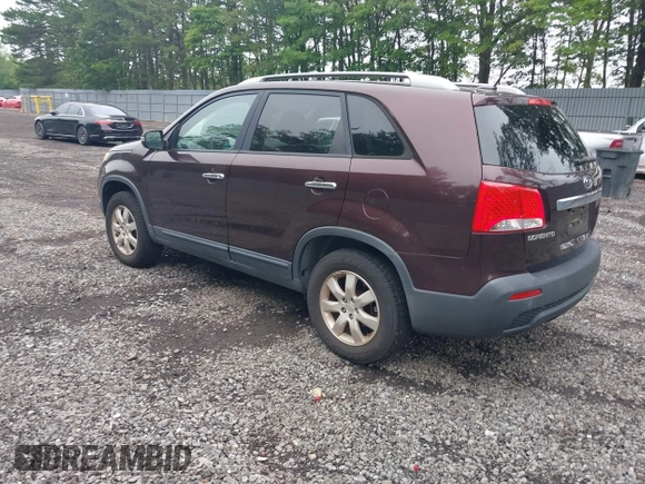 2011 Kia Sorento LX with VIN 5XYKT3A1XBG147240, listed as a IAAI auction lot 42465947 with 112,150 mi miles and . Bid and sale history available at DreamBid. Image 3.