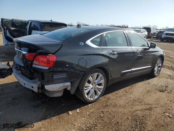 2014 Chevrolet Impala LTZ with VIN 2G1155S33E9209992, listed as a Copart auction lot 51352215 with 69,437 mi miles and Salvage Title. Bid and sale history available at carsss.com. Image 3.