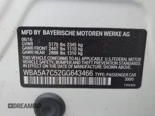 2016 BMW 5 Series 528i xDrive с VIN WBA5A7C52GG643466, выставлен на аукционе IAAI как лот 42693556 с пробегом 72 121 миль миль и . История ставок и продаж доступна на DreamBid. Изображение 9.