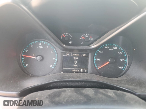 2016 Chevrolet Colorado 2WD WT with VIN 1GCGSBEA6G1312608, listed as a Copart auction lot 55962645 with 125,939 mi miles and Salvage title. Bid and sale history available at DreamBid. Image 9.