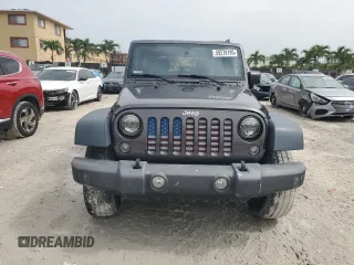 2017 Jeep Wrangler Unlimited Sport with VIN 1C4HJWDG5HL597733, listed as a Copart auction lot 59278195 with 99,156 mi miles and Salvage title. Bid and sale history available at DreamBid. Image 5.