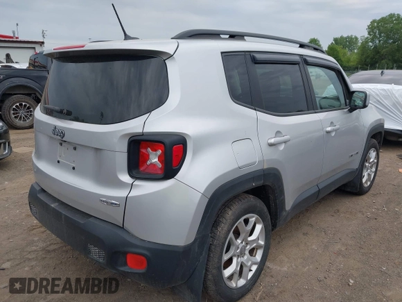 2017 Jeep Renegade Latitude with VIN ZACCJABB6HPF83565, listed as a IAAI auction lot 42289470 with 47,708 mi miles and . Bid and sale history available at DreamBid. Image 4.