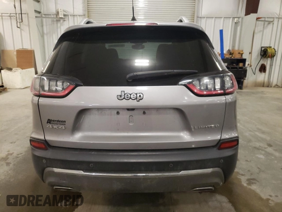 2019 Jeep Cherokee Limited with VIN 1C4PJMDX6KD360895, listed as a Copart auction lot 52708845 with 101,950 mi miles and Salvage Title. Bid and sale history available at carsss.com. Image 6.