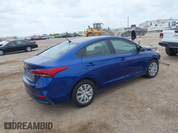 2022 Hyundai Accent SE z VIN 3KPC24A60NE168169, wystawiony jako IAAI lot #42062412 z przebiegiem 99 684 mil mil oraz . Historia ofert i sprzedaży dostępna na DreamBid. Obrazek 4.
