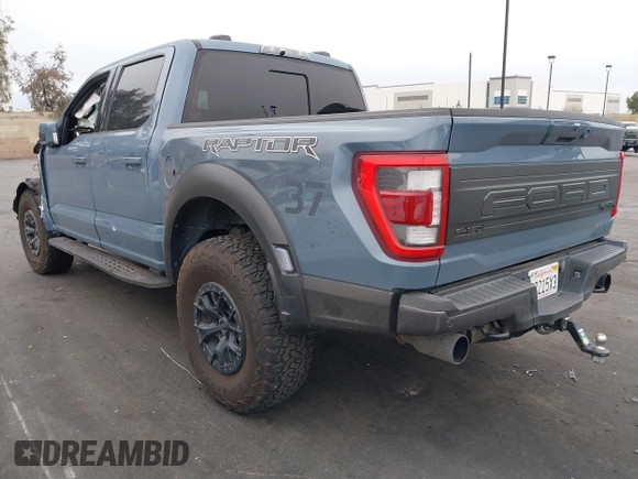 2023 Ford F-150 Raptor with VIN 1FTFW1RG4PFC89812, listed as a IAAI auction lot 41786479 with Not Provided miles and . Bid and sale history available at DreamBid. Image 3.